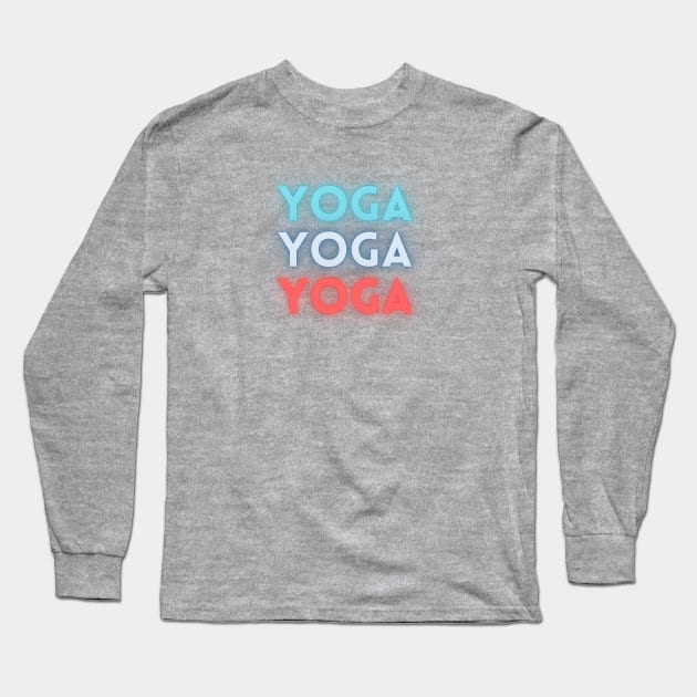 YOGA YOGA YOGA Long Sleeve T-Shirt by Tea Time Shop